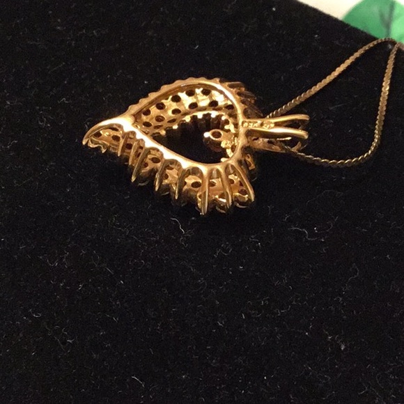 19.  Sterling Silver Ruby Red Heart ❤️ Awesome Stunning Necklace See Photos - Picture 6 of 11